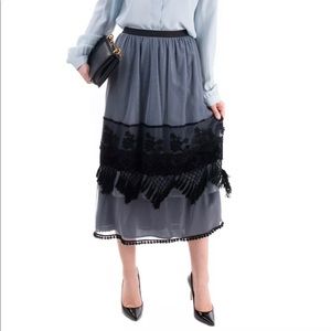 Antonio Marras size S lace midi skirt.